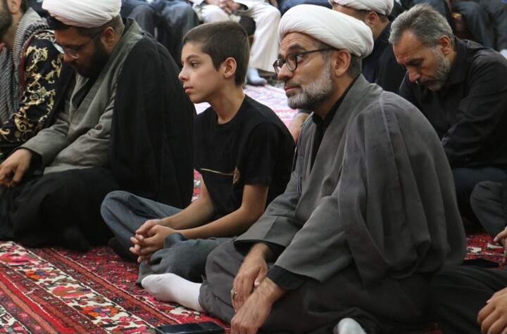تصاویر/ مراسم عزاداری شهادت امام رضا (ع) در حوزه علمیه همدان
