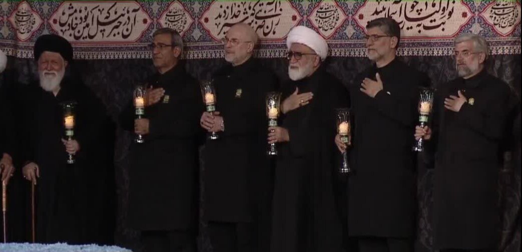 مراسم خطبه‌خوانی شب شهادت امام رضا(ع) در حرم مطهر رضوی