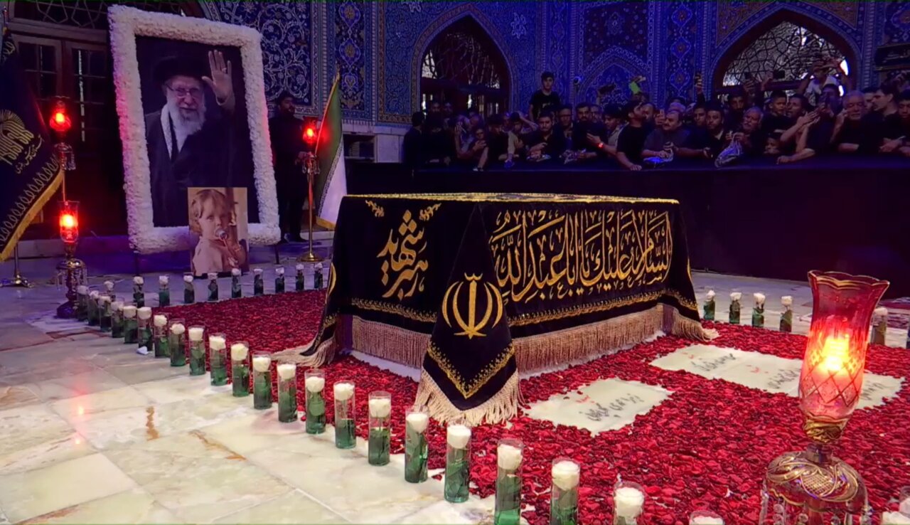 مراسم خطبه‌خوانی شب شهادت امام رضا(ع) در حرم مطهر رضوی