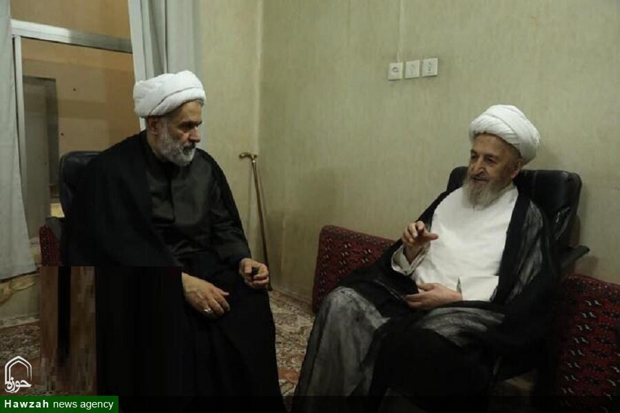 دیدار رئیس جدید سازمان بسیج با مراجع و علمای قم + عکس