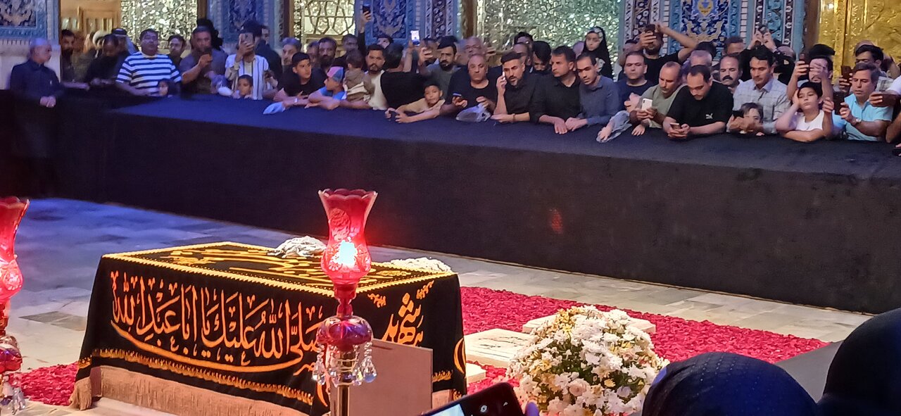 مزار رهبرشهید در سالروز شهادت امام رضا (ع )
