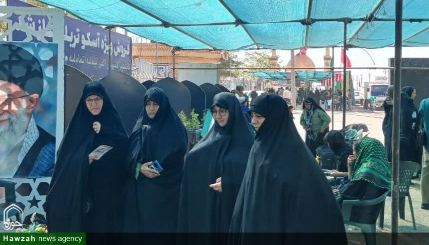 مبلغان کوثر هدایت، هم‌قدم زائران رضوی در مسیر فریمان ـ مشهد
