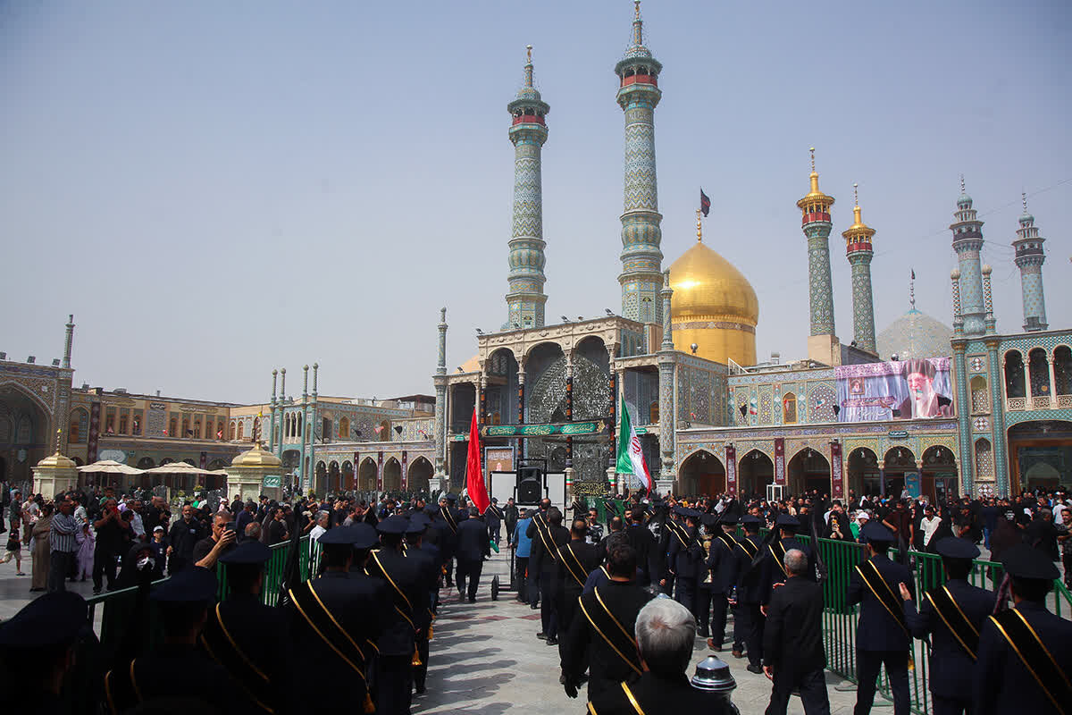 شهر اخت‌الرضا(س) عزادار و گریان غروب خورشید هشتم + فیلم و عکس
