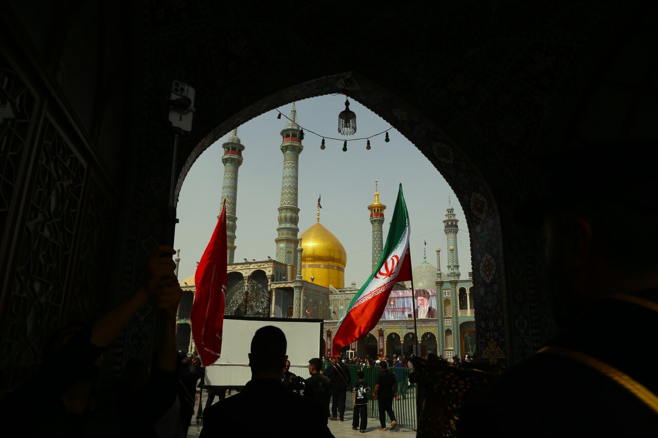 دسته عزای خادمین حضرت معصومه سلام الله علیها به مناسبت شهادت امام رضا علیه السلام
