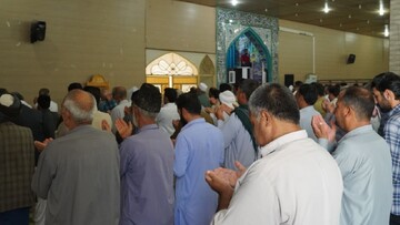 تصاویر/ آیین عبادی سیاسی نماز جمعه شهرستان زهک