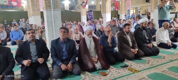 تصاویر/ اقامه نماز عبادی سیاسی جمعه در زرندیه