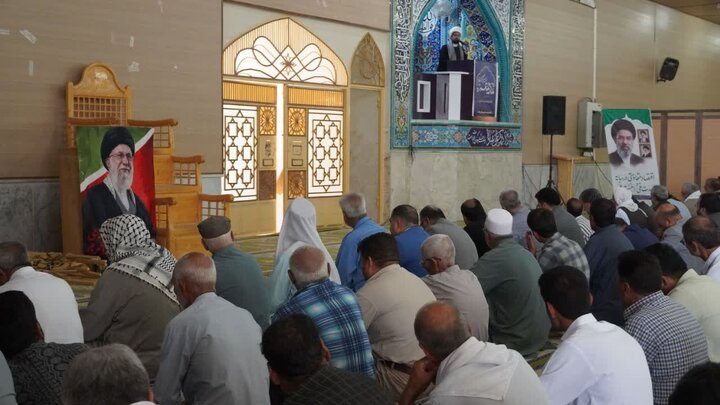 تصاویر/ آیین عبادی سیاسی نماز جمعه شهرستان زهک