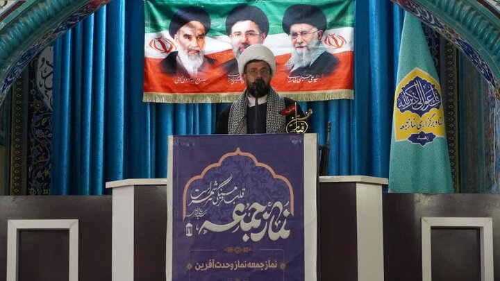 تصاویر/ آیین عبادی سیاسی نماز جمعه شهرستان زهک