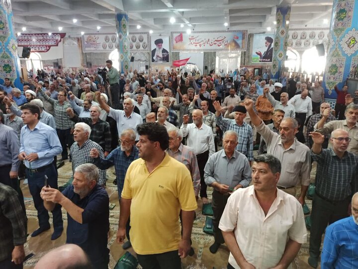 تصاویر/ نماز عبادی سیاسی جمعه کاشان