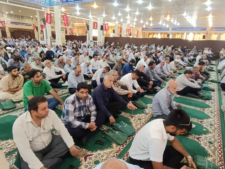 تصاویر/ آیین عبادی سیاسی نمازجمعه امروز شهر بوشهر