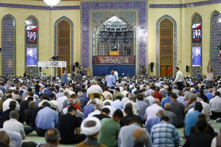 تصاویر/ اقامه نمازجمعه شهرستان تبریز