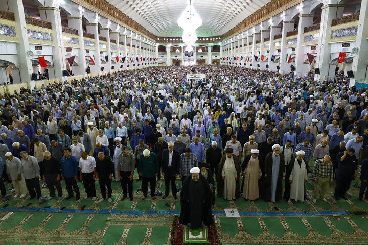 تصاویر/ اقامه نمازجمعه شهرستان تبریز
