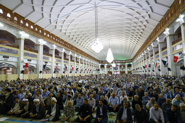 تصاویر/ اقامه نمازجمعه شهرستان تبریز