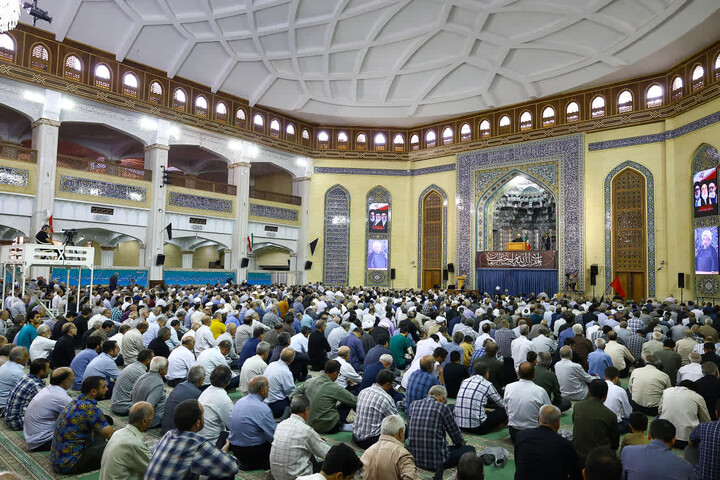 تصاویر/ اقامه نمازجمعه شهرستان تبریز