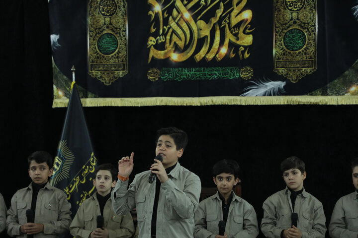 تصاویر/ سوگ رضوی در حرم مطهر امامزاده علی بن جعفر(ع) قم؛ آیین عزاداری شهادت حضرت رضا(ع)