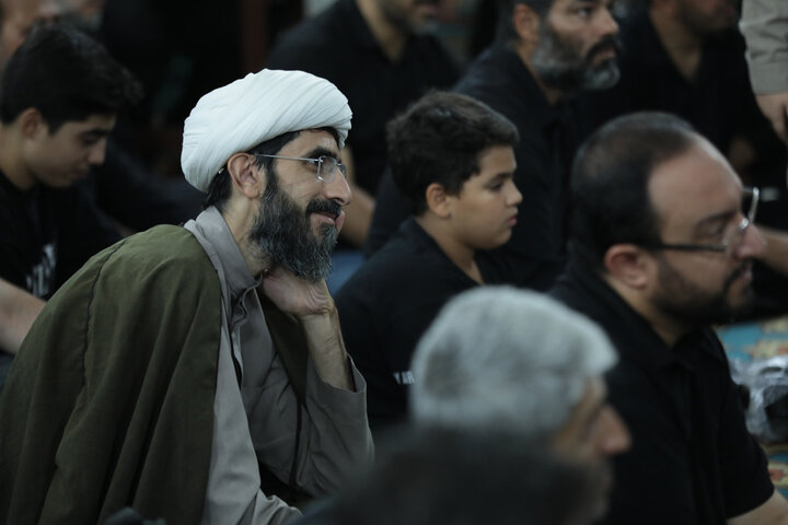 تصاویر/ سوگ رضوی در حرم مطهر امامزاده علی بن جعفر(ع) قم؛ آیین عزاداری شهادت حضرت رضا(ع)