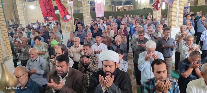 تصاویر/اقامه نماز عبادی سیاسی جمعه در زرندیه