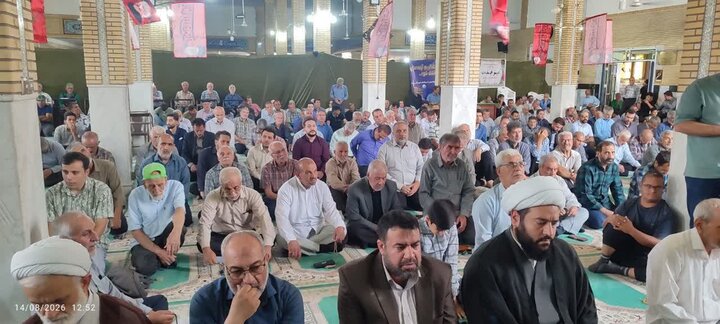 تصاویر/اقامه نماز عبادی سیاسی جمعه در زرندیه