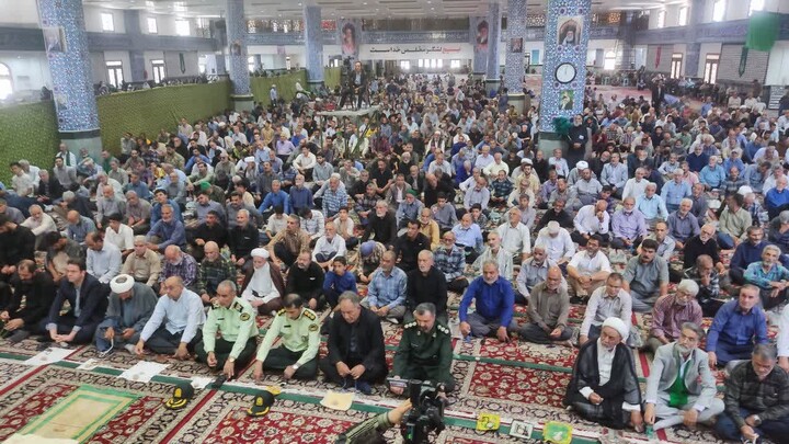 تصاویر| نماز جمعه عبادی سیاسی بیرجند