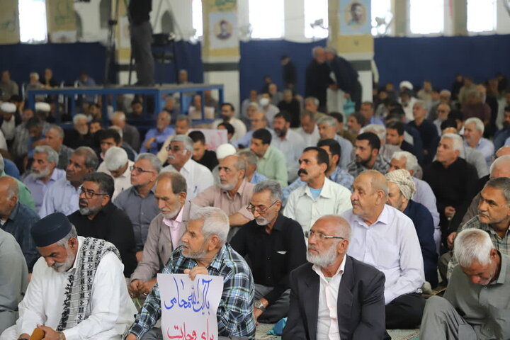 تصاویر/ آیین عبادی سیاسی نماز جمعه شهرستان زاهدان