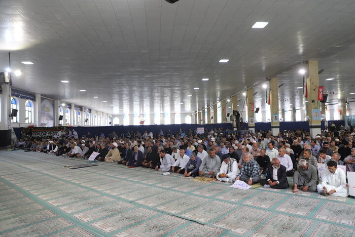 تصاویر/ آیین عبادی سیاسی نماز جمعه شهرستان زاهدان