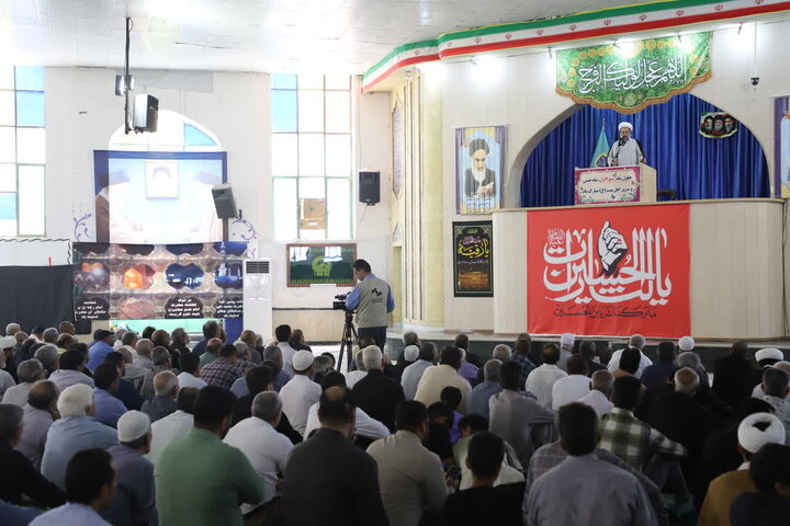 تصاویر/ آیین عبادی سیاسی نماز جمعه شهرستان زاهدان
