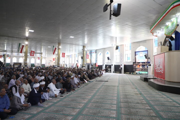 تصاویر/ آیین عبادی سیاسی نماز جمعه شهرستان زاهدان