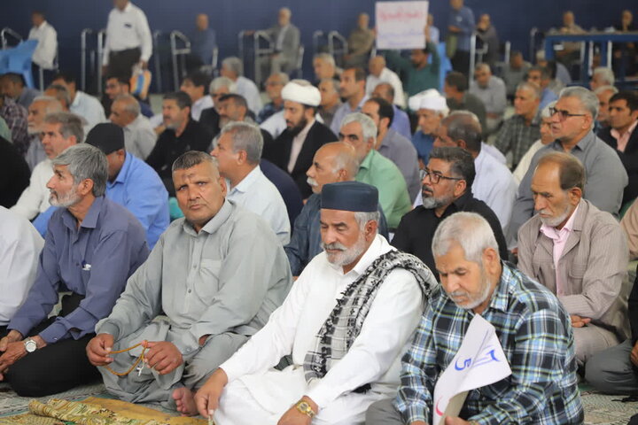 تصاویر/ آیین عبادی سیاسی نماز جمعه شهرستان زاهدان