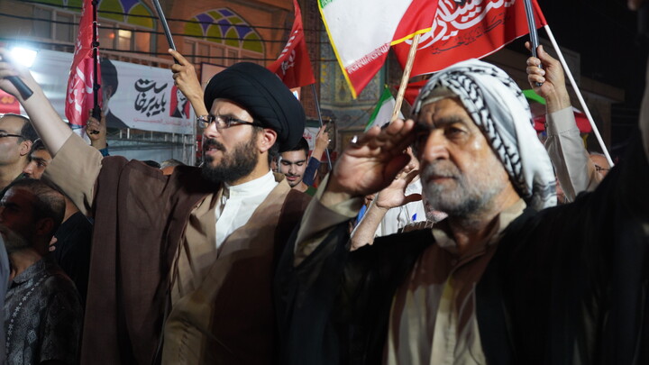 اجتماع محوری شهر اهواز در حمایت از کشور عزیزمان ایران