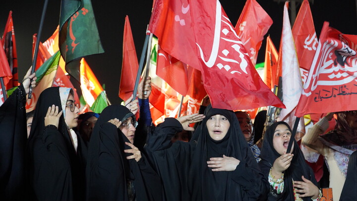 اجتماع محوری شهر اهواز در حمایت از کشور عزیزمان ایران