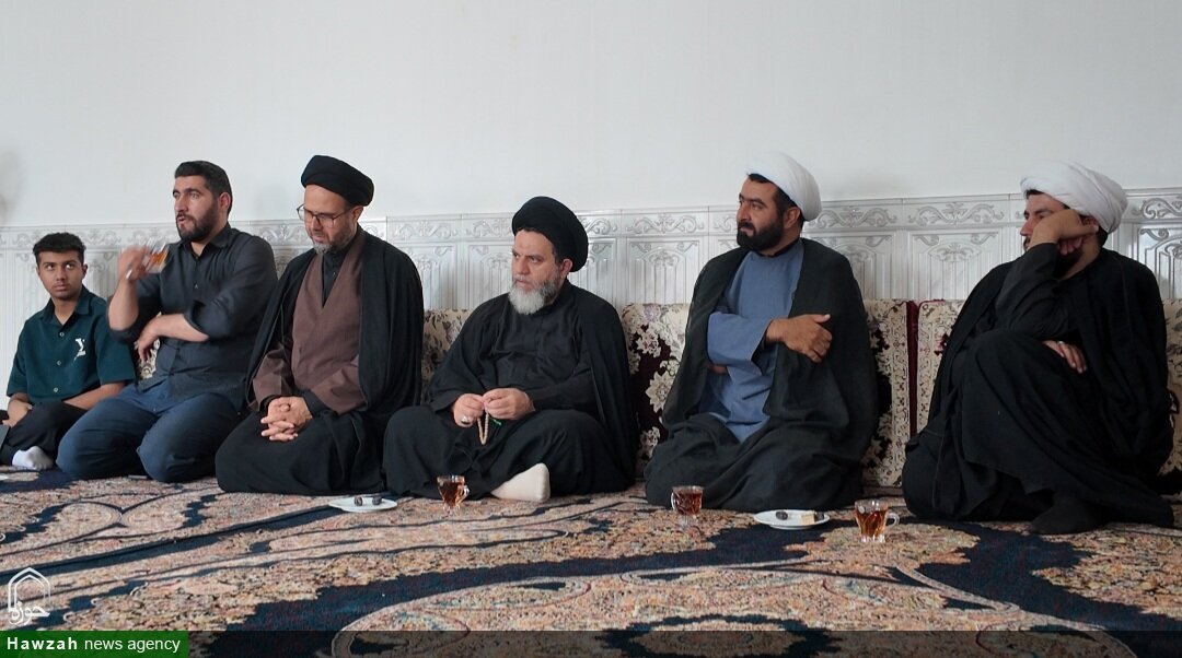 تصاویر/ دیدار قائم مقام حوزه علمیه همدان با خانواده مرحوم حجت‌ الاسلام امیر خدابنده لو