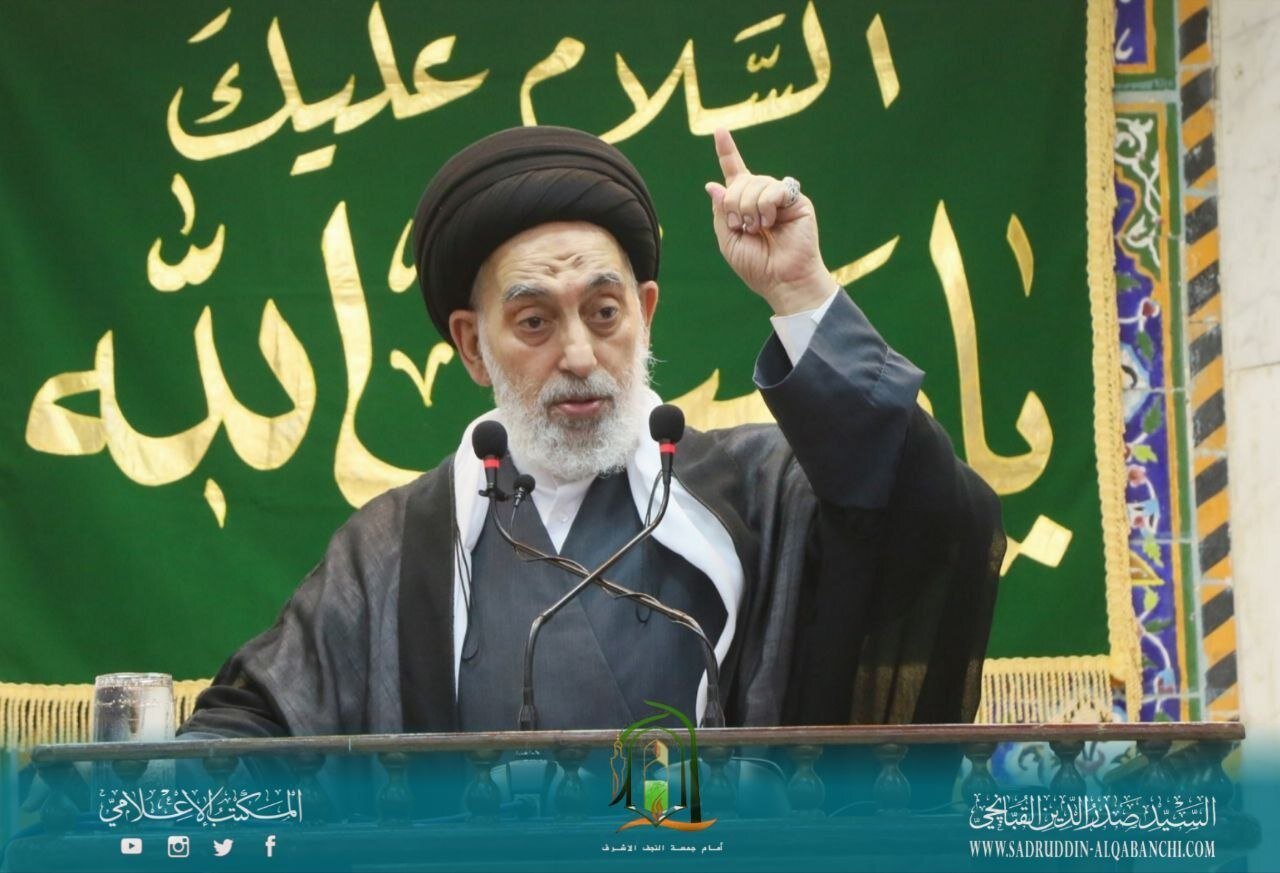 إمام جمعة النجف: قرار الحكومة العراقية بإنهاء تواجد قوى التحالف صائب باتجاه تحكيم السيادة العراقية