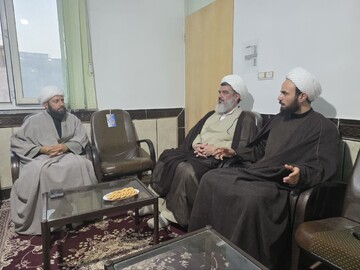 دیدار مدیرکل مرکز خدمات حوزه علمیه همدان با ائمه جمعه نهاوند و گیان+عکس