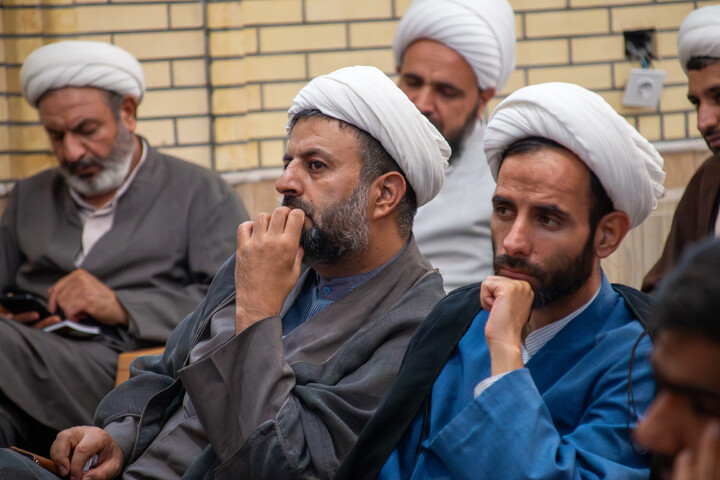 تصاویر/ دوره دانش افزایی اساتید حوزه علمیه استان کرمان-کارگاه صرف و نحو
