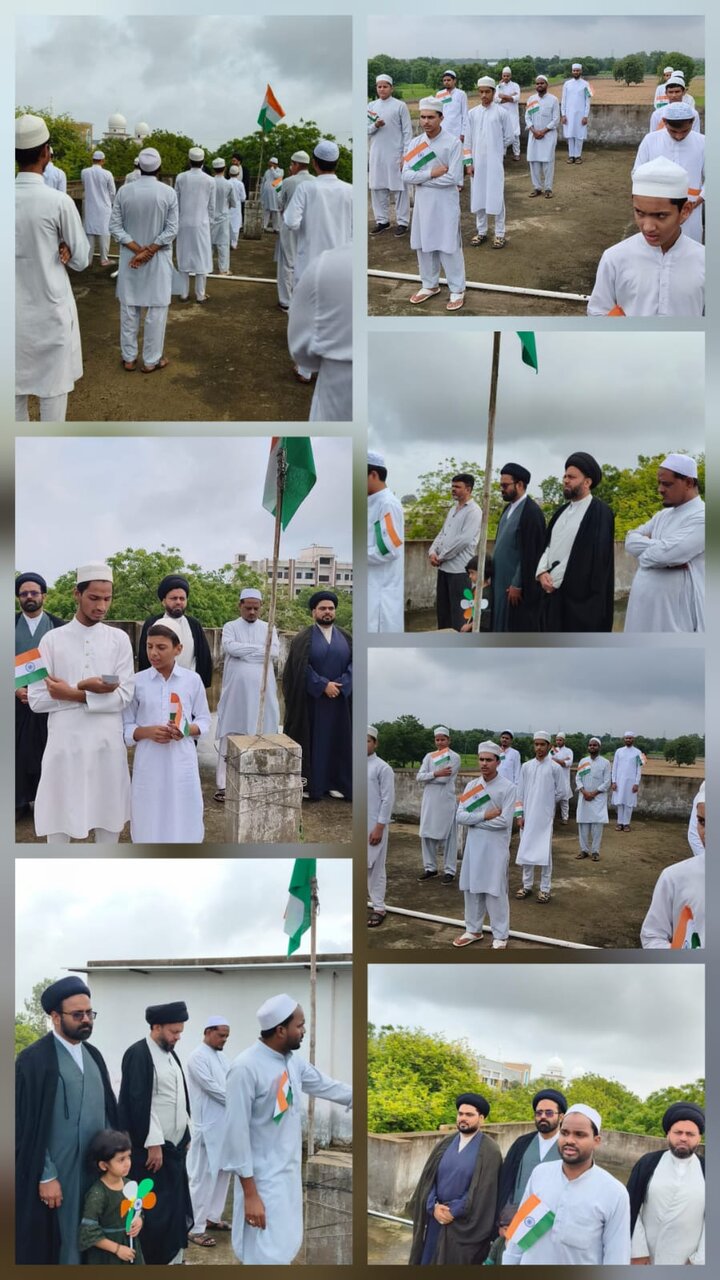 हौज़ा इल्मिया इमाम हसन अस्करी (अ) कानोदर में स्वतंत्रता दिवस समारोह का आयोजन