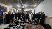 تصاویر / اربعین حسینیؑ؛ حسینیہ بیت الاحزان نجف اشرف میں ہزاروں زائرین کے لیے وسیع خدمات