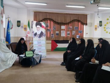 نشست تبیینی «نبرد در جزیره شیطان» در مدرسه علمیه فاطمیه محلات