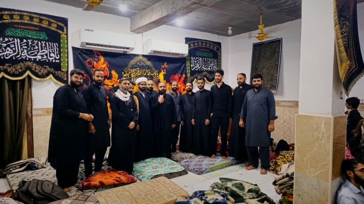 حسینیہ بیت الاحزان نجف اشرف میں ہزاروں زائرین کے لیے وسیع خدمات