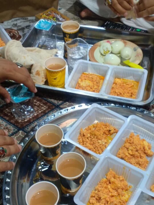 حسینیہ بیت الاحزان نجف اشرف میں ہزاروں زائرین کے لیے وسیع خدمات