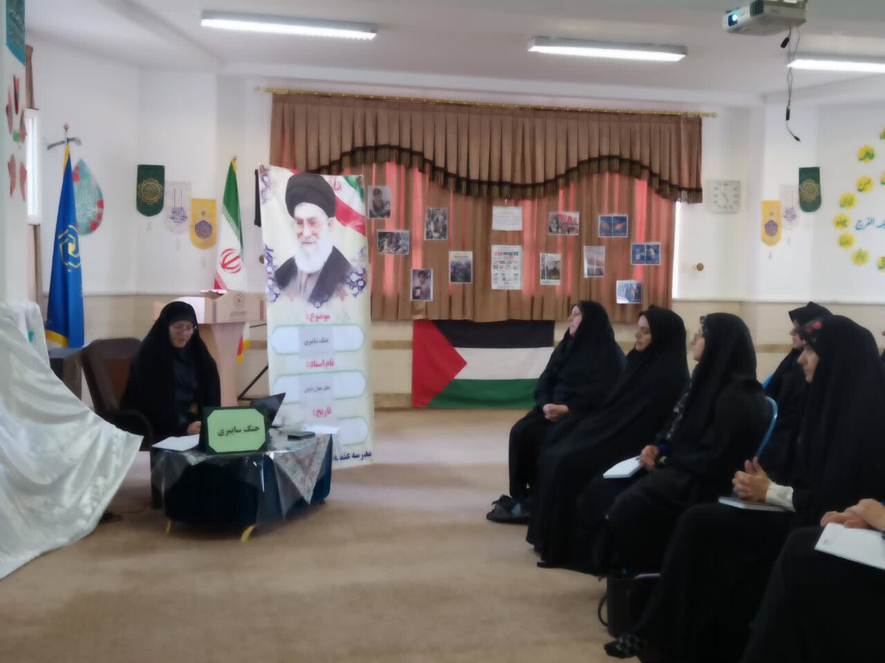 نشست تبیینی «نبرد در جزیره شیطان» در مدرسه علمیه فاطمیه محلات
