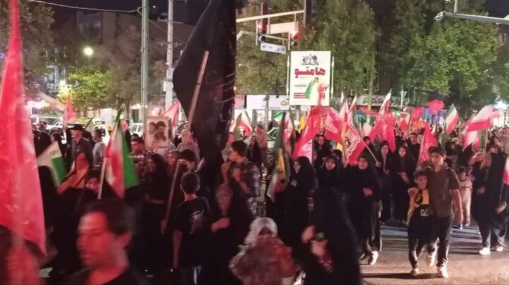 تصاویر / حضور میدانی مردم قزوین در ایستگاه صدوشصت ونهم