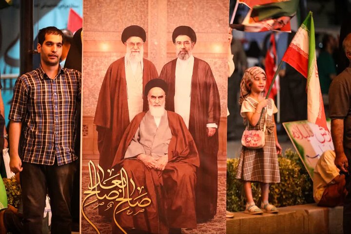تصاویر / حضور میدانی مردم قزوین در ایستگاه صدوشصت ونهم