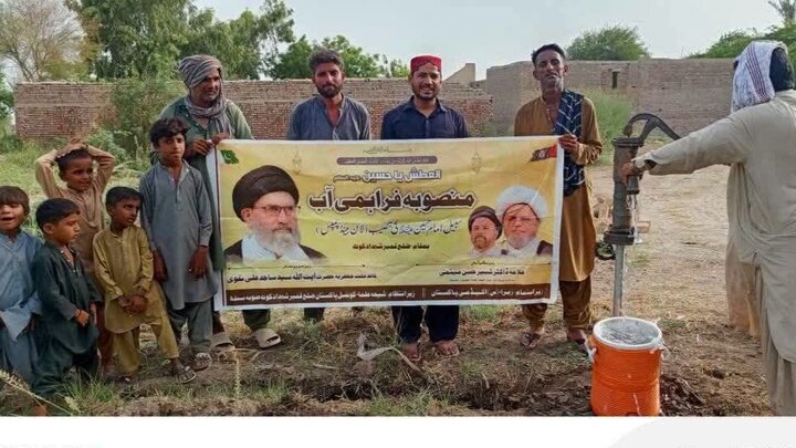سبیل امام حسین (ع) کی فراہمی؛ ضلع قمبر شہداد کوٹ میں 123 مقامات پر پائپ کینال کے ذریعہ فراہمیٔ آب
