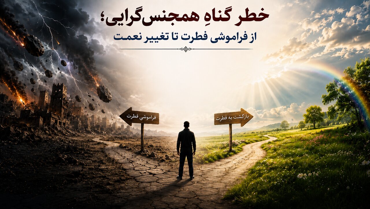 خطر گناهِ همجنس‌گرایی؛ از فراموشی فطرت تا تغییر نعمت