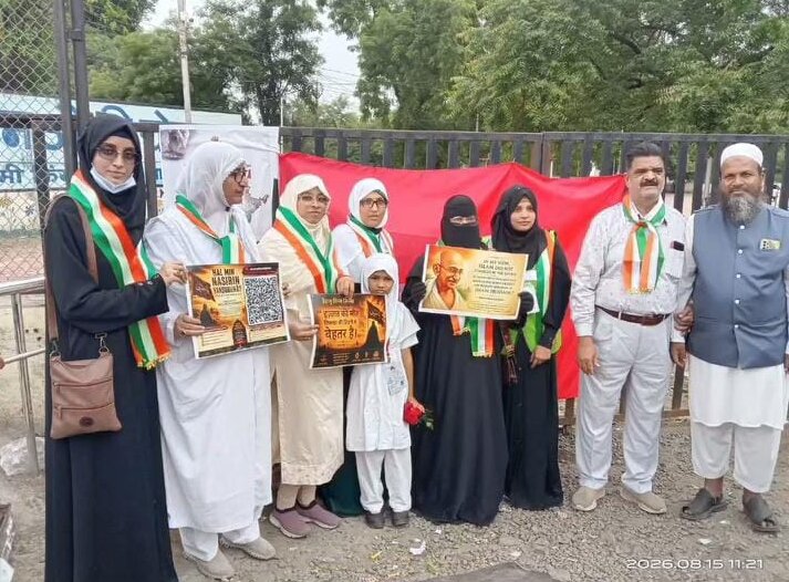 اورنگ آباد: بابُ العلم لائبریری کی انسان دوستانہ کاوش؛ یومِ آزادی پر اسپتال میں خدمتِ خلق