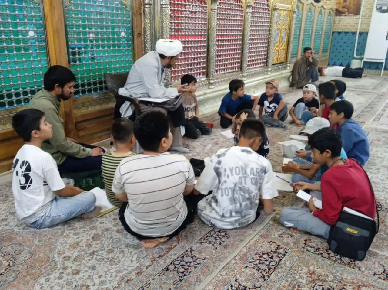 برگزاری کلاس‌های تابستانی طرح نشاط معنوی در حرم مطهر حضرت موسی مبرقع(ع)