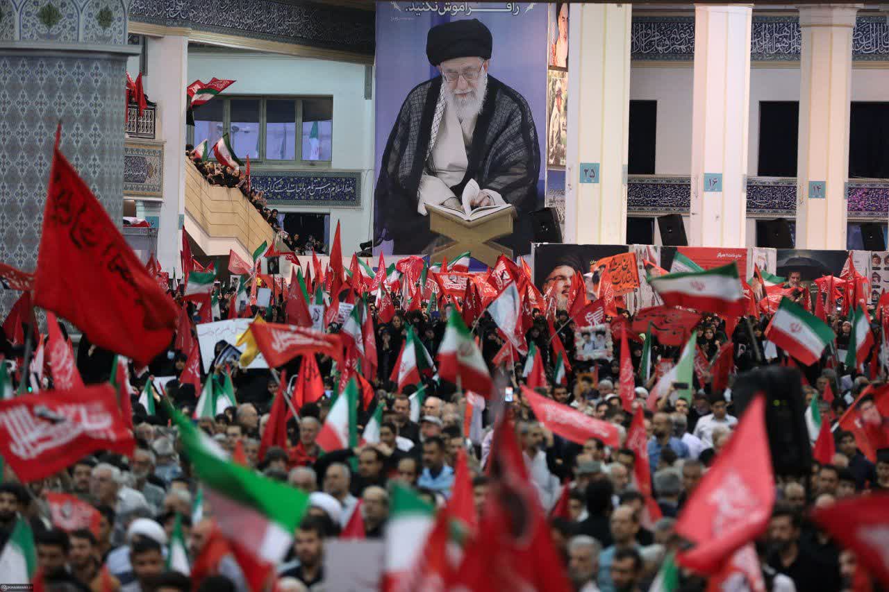 An Gudanar da Taron Cikar Kwanaki Arba’in da Binne Jagoran Shahidan Juyin Juya Halin Musulunci a Musalla Imam Khumaini Tehran