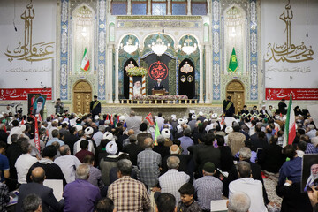 تصاویر/ مراسم اربعین تدفین امام شهید از طرف مقام معظم رهبری در قم-۲