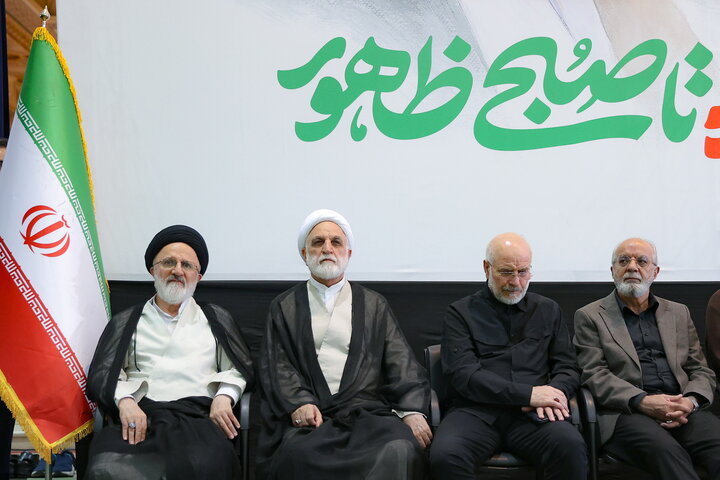 تصاویر/ مراسم بزرگداشت چهلم تشییع و تدفین «آقای شهید ایران» در مصلای امام خمینی تهران