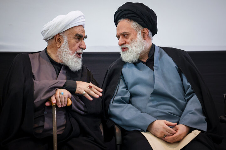 تصاویر/ مراسم بزرگداشت چهلم تشییع و تدفین «آقای شهید ایران» در مصلای امام خمینی تهران